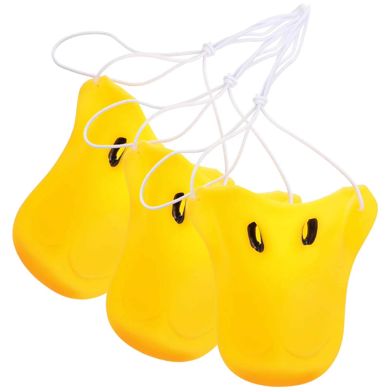 3 Pcs Duck Nose Compact Prop Tails Replaceable Stuffed Animal Simulation Dress up