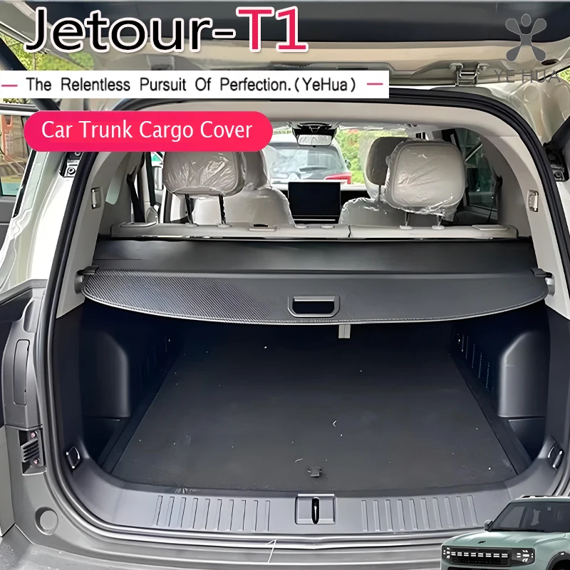 

For Chery Jetour T1 2024 2025 Car Trunk Cargo Cover Curtain Trunk Storage Partition Car Accessories