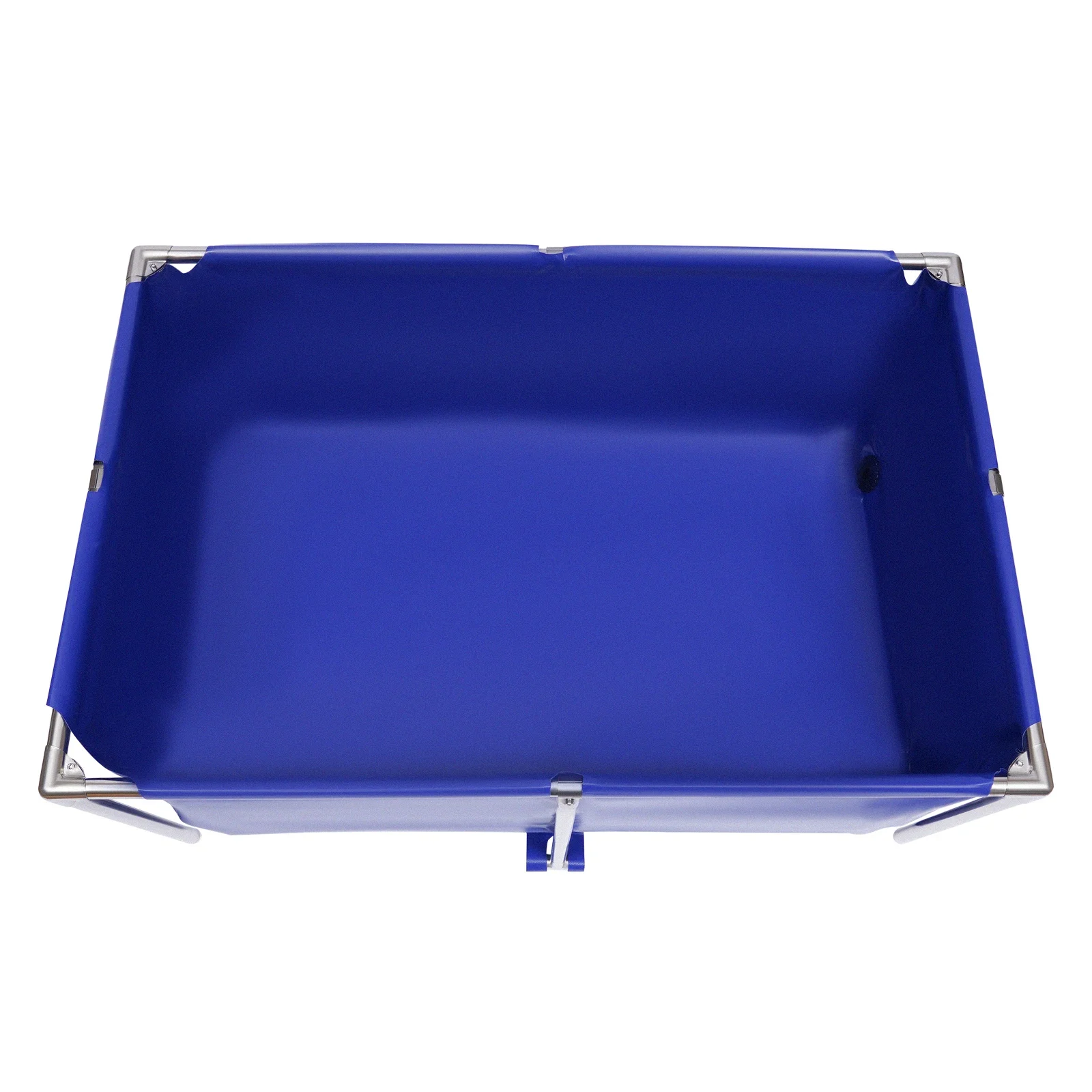 Piscina de estanque de peces de lona de 47 pies para cultivo de peces, cría acuática, enmarcada sobre el suelo con revestimiento de PVC engrosado (diseño a prueba de fugas)