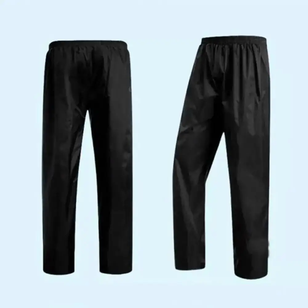 Rain Pants Lower Body Single Pair Adult Raincoat Pants Work Rider Clothes Lightweight Waterproof Takeaway Comfortable Split I8T4