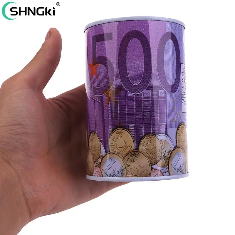 Vuông Giá Đỡ Điện Thoại Hình Con Heo Nhật Ký Chú Bé Loạt Tấm Thiếc Hộp Tiết Kiệm Tiền Nồi Đồng Xu Hộp Quà Tặng Trang Trí Nhà Hộp Đựng Tiền Tiết Kiệm Tiền Xu tiền Giấy