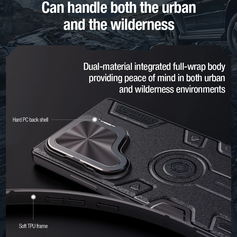 

Чехол Nillkin для Samsung Galaxy S25 Ultra S24 Ultra 5G, защитный чехол для камеры, магнитный адаптер, мягкая рамка, объектив, задняя крышка, чехлы