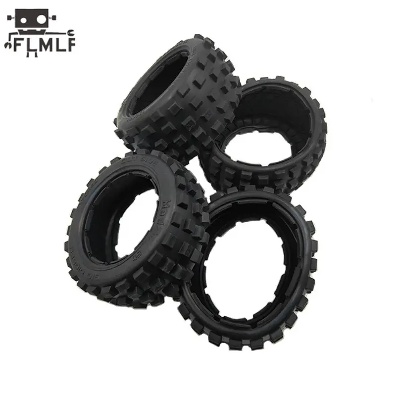 Rc Car Super Wear-resistant Front or Rear Off-Road Wheel Tire Skin for 1/5 MadMax HPI ROVAN ROFUN KM BAJA 5B,Losi DBXL Parts