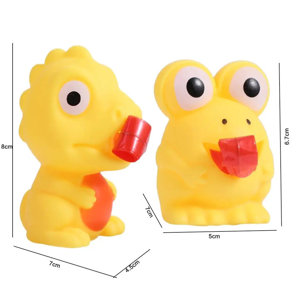 Frog Shape Dinosaur Sticking Tongue Squeeze Toy Rebound Ball Dinosaur Frog Tongue Sticking Out Animal Anti-stress