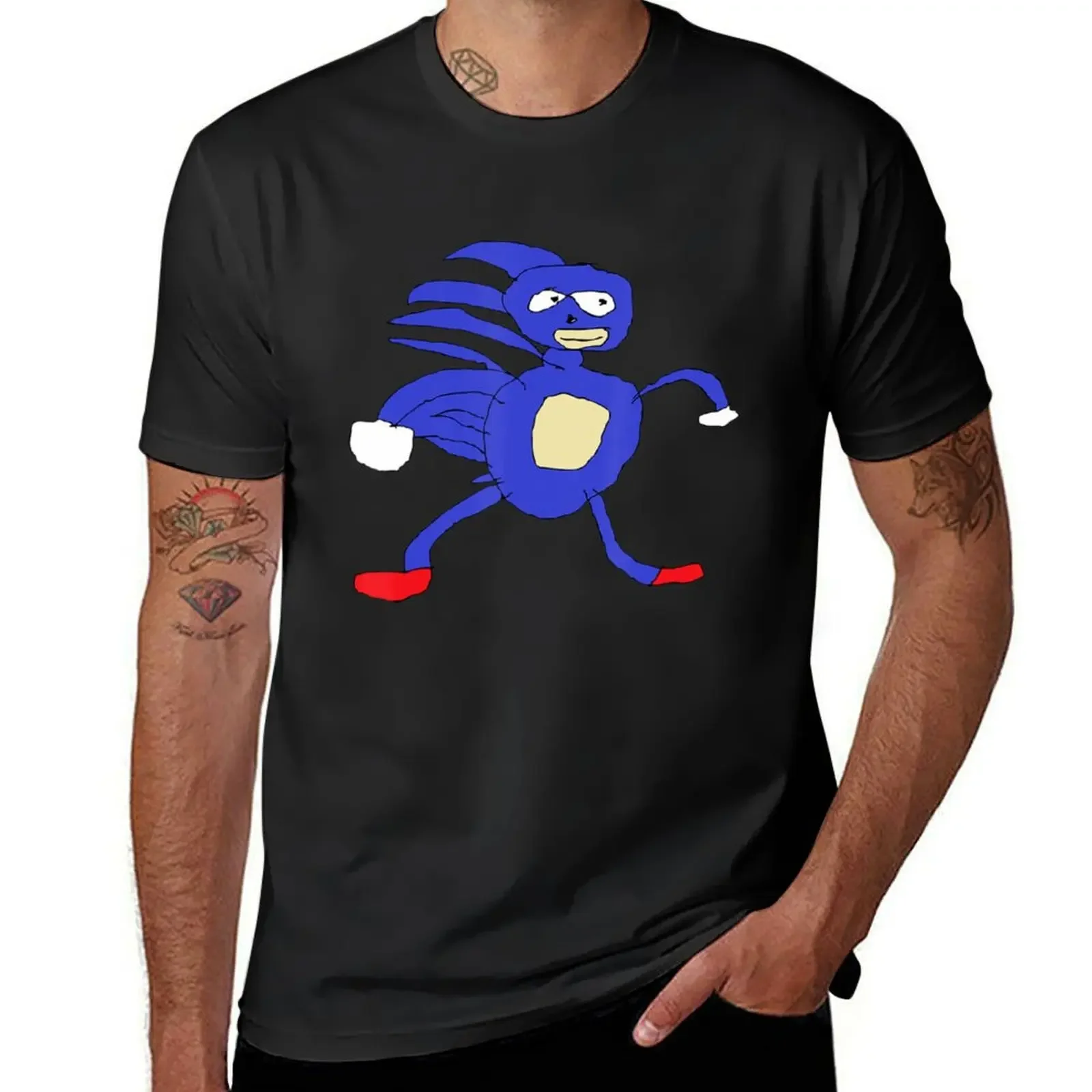 

Sanic Hegehog Gotta Go Fast Sanik Paint T-Shirt vintage t shirts plus sizes Man t-shirt men clothing