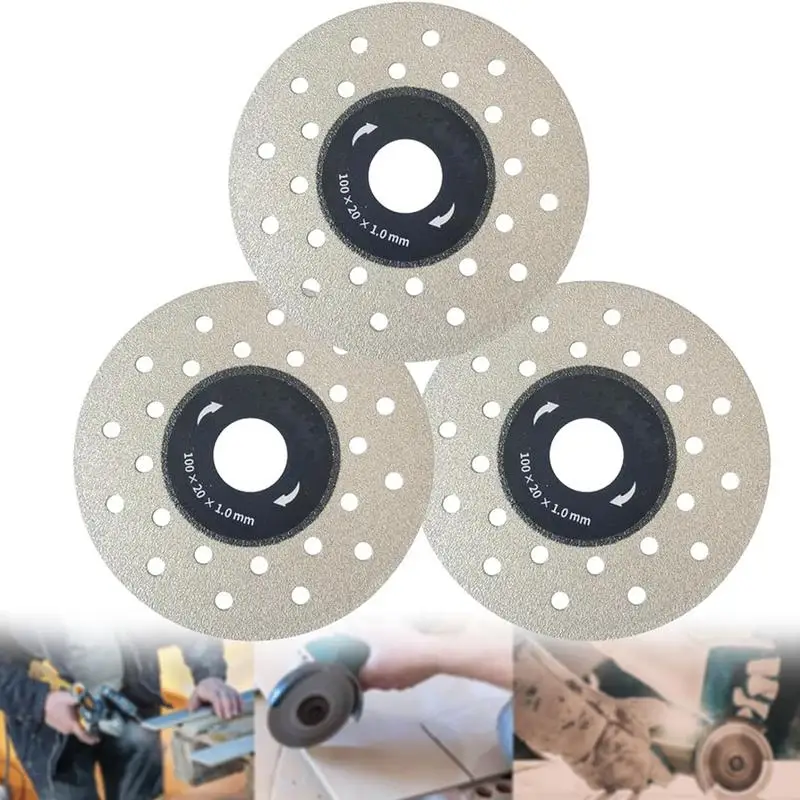 4 Inch Diamond Cutting Disc Angle Grinder Grinding Wheel Slab Ceramic Tiles Marble Porcelain Grinding Cutting Disc Blade Wheels