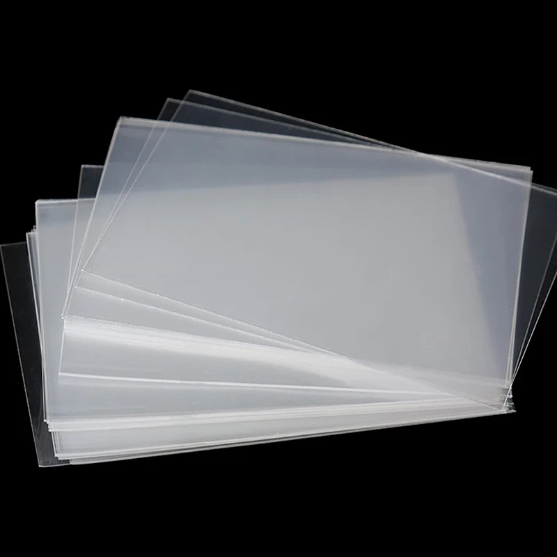 100pcs Transparent Card Film Clear Korea Sleeves Photo Protector Cards Cover Protector Film Card Film Protector