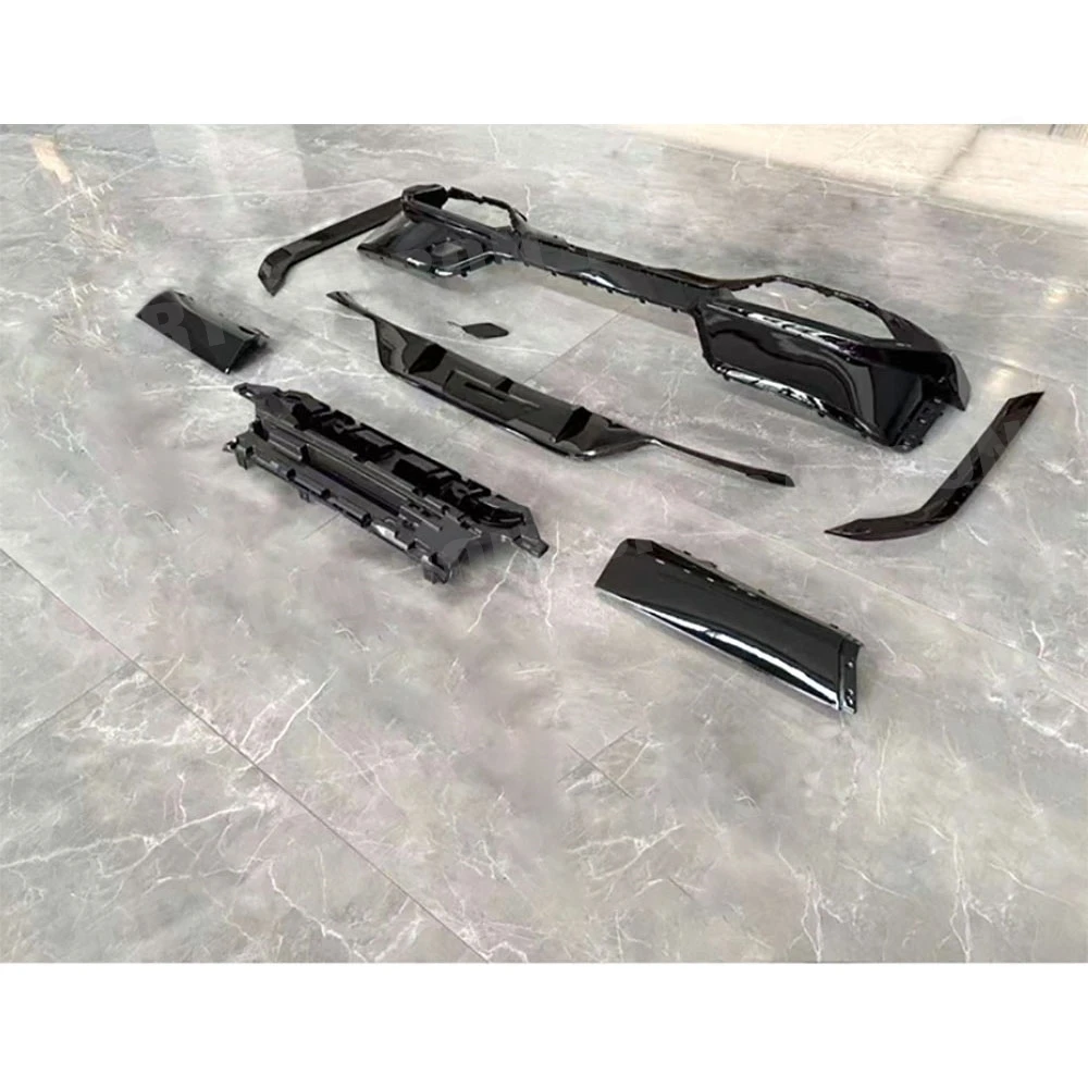 Car Styling Body Kits Accessories Rear Bumper Lip Diffuser Spoiler Guard for BMW 7 Series G70 Sport 2023+