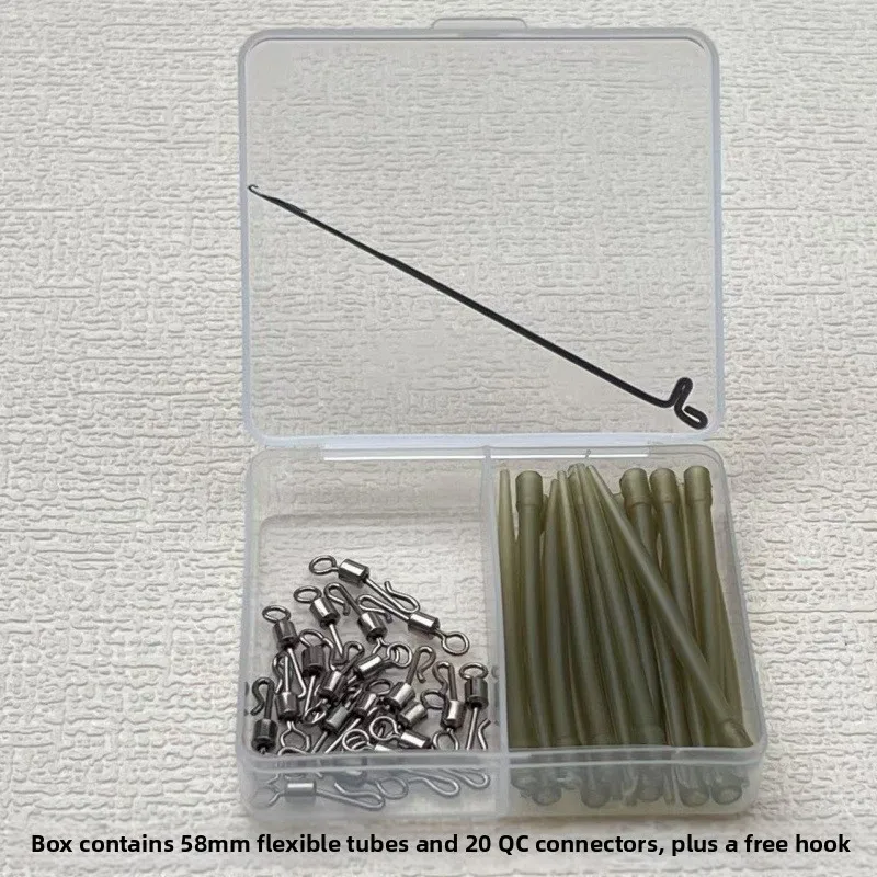 For Clean Rig Presentation Anti-Tangle Sleeve Fishing Accessories Crack-resistant Material Minimizes Line Twist