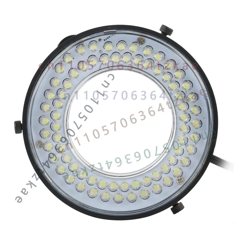 Adjustable USB 72 LED Ring Light Inner Dia 61mm Microscope Lamp for C‑mount Zoom Lens Illumination Optical Accessory