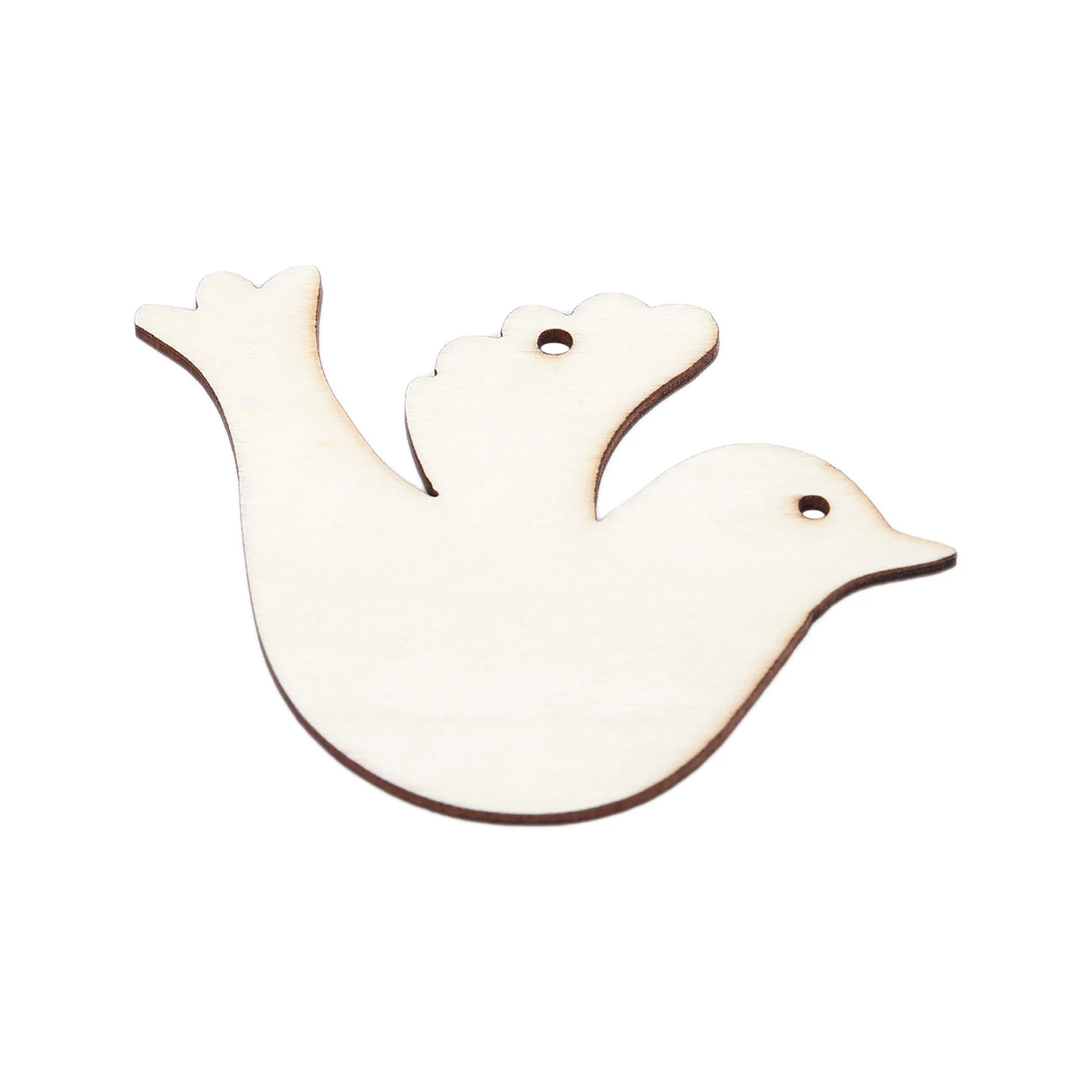 10pcs/set Wooden Dove for Wedding Wish Tree or Christmas Decoration Ornament