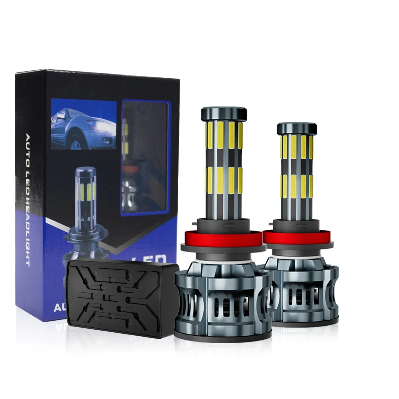 

4pcs Car Light 20 Side 3D 360 300W 20000LM H8 H3 H7 H9 9006 HB4 9005 H4 H11 H1 H13 Led Headlight Bulb Car Light 9-36V