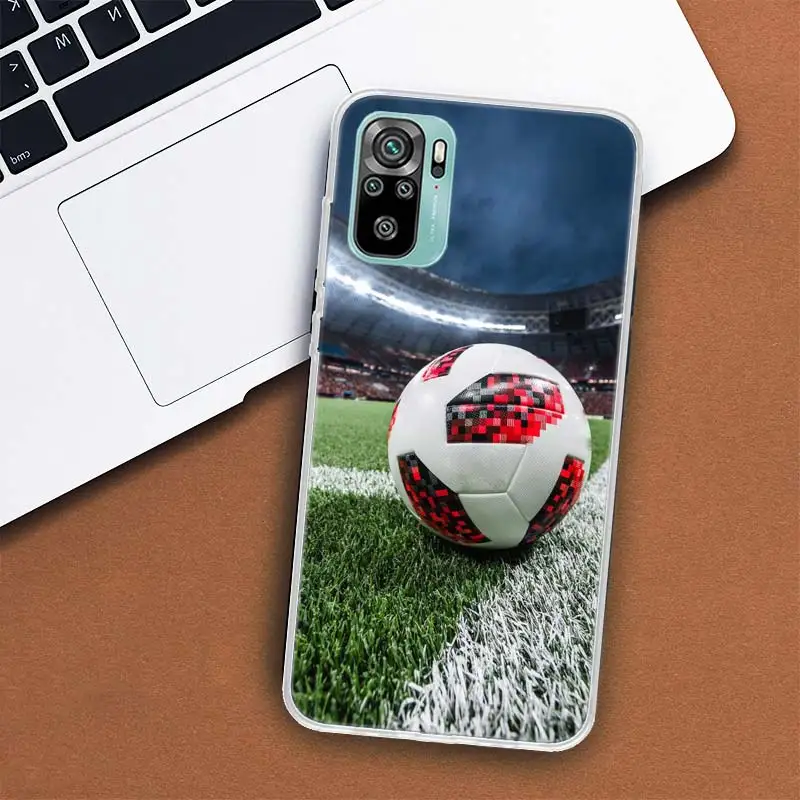 Football soccer ball design Phone Case For Xiaomi Redmi 12 12C 10 10C 10A 9T 9C 9A 9 8 8A 7 7A 6 6A K20 K30 K40 Pro S2 Fundas