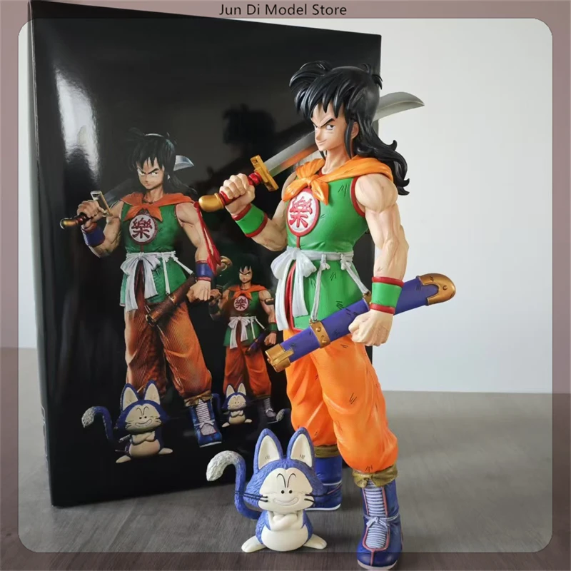 

32.5cm Dragon Ball Yamcha And Puaru Standing Position Anime Figure Model Statue Boys Collection Desktop Decoration Ornament Toys