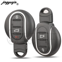 jingyuqin 3/4 Buttons Car Smart Key Shell Case Replacement For BMW Mini Countryman Cooper Clubman F54 F55 F56 F57 F60 2014-2018