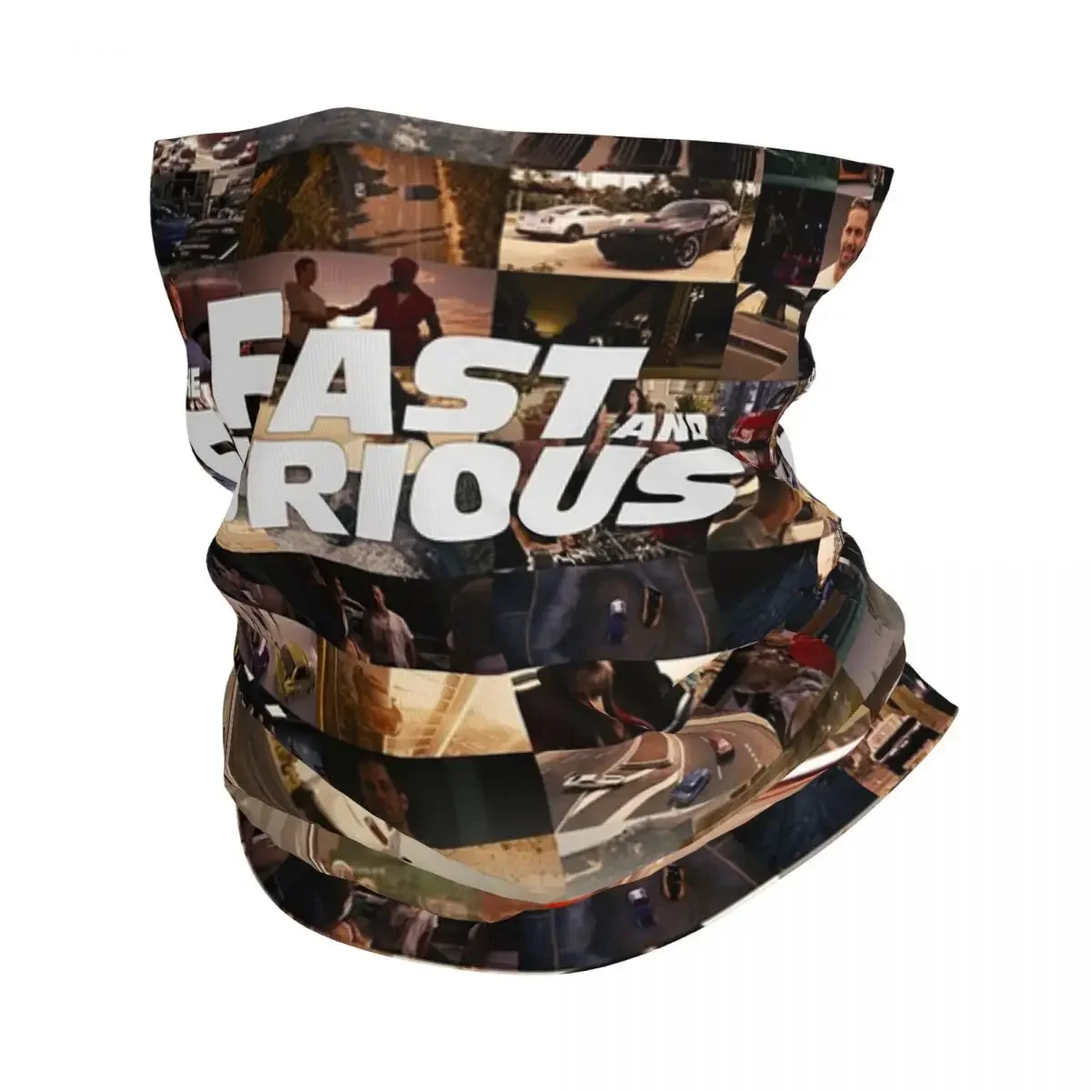 Fast And Furious - Legends - Tribute Bandana Neck Gaiter Printed Mask Scarf Warm Headband Outdoor Sports Unisex Adult Winter