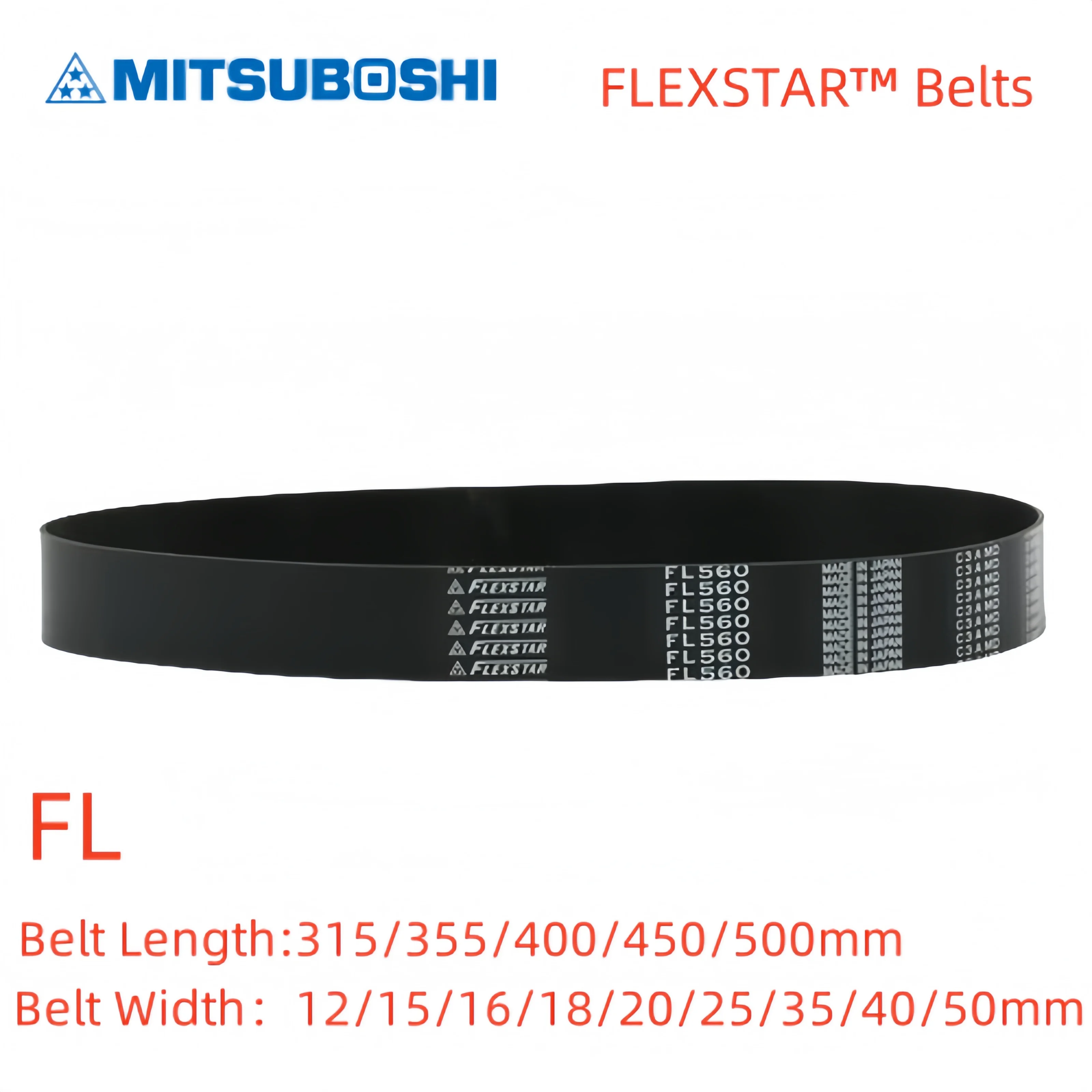 flexstar-mitsuboshi-™-correias-fl-comprimento-315-355-400-450-500mm-largura-10-12-15-20-25-30-35-40-50mm-correias-de-transmissao-industrial