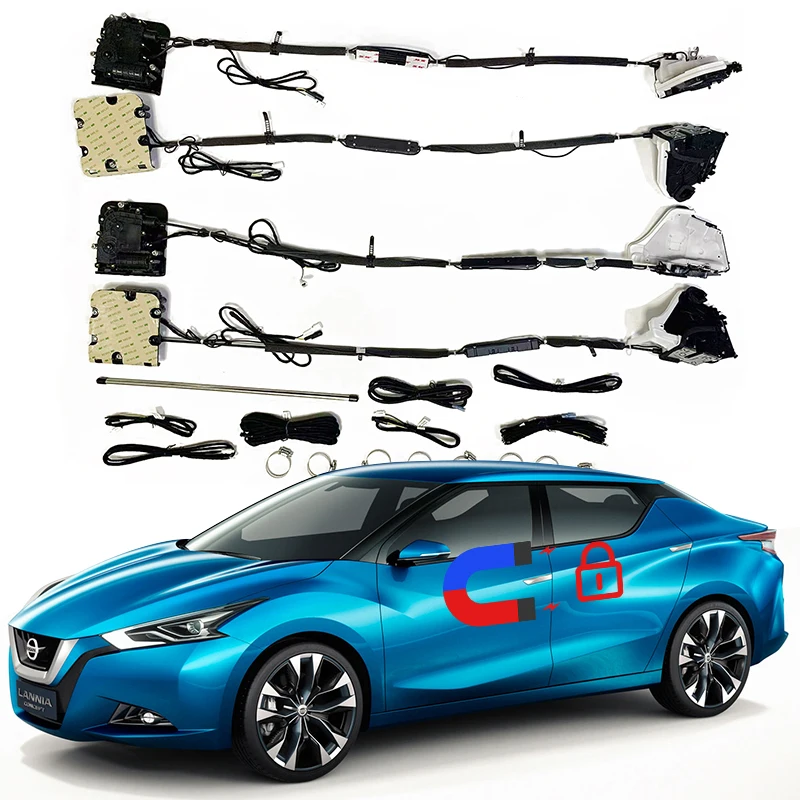 For Nissan Bluebird Electric suction door car refitted automatic locks Car Soft Close accessories door Power tools supplies