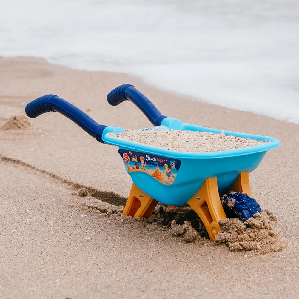 Menino brinquedos carrinho de praia criança playset areia criança sandcastle para crianças azul criança