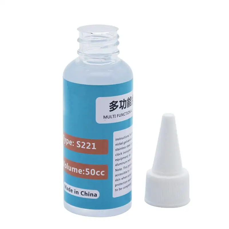 전자 제품 용 납땜 플럭스 납땜 용접기 액세서리 용 50ml 플럭스 액체 페이스트 전기 솔더 다기능 Dropper