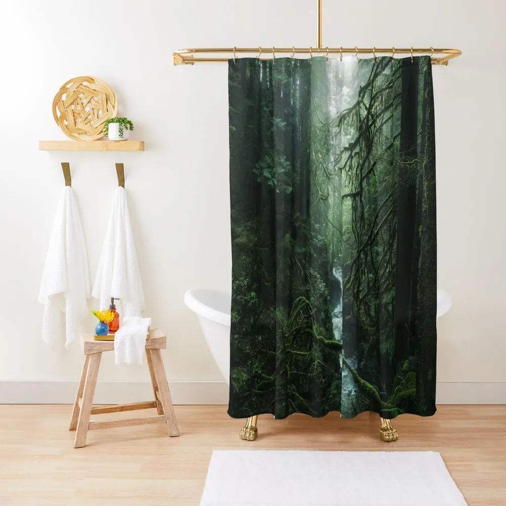 

Verdant Solace (Tapestry Crop) Shower Curtain Shower For Bathrooms For The Bathroom Curtain