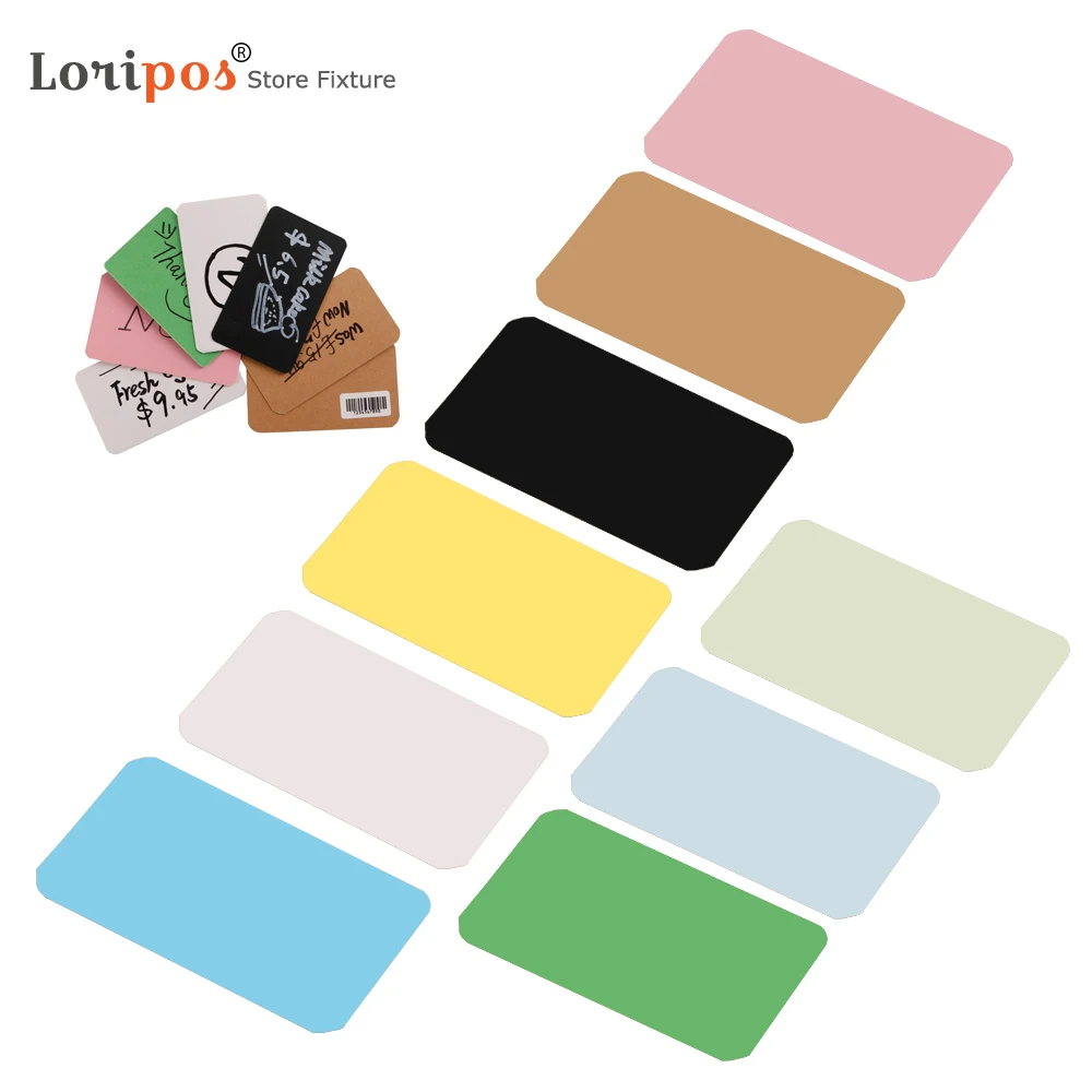 100PCS Blank Card Greeting Chalk Name Cards Postcard Graffiti Card Board Message Writing Small Note Pad Price Tag