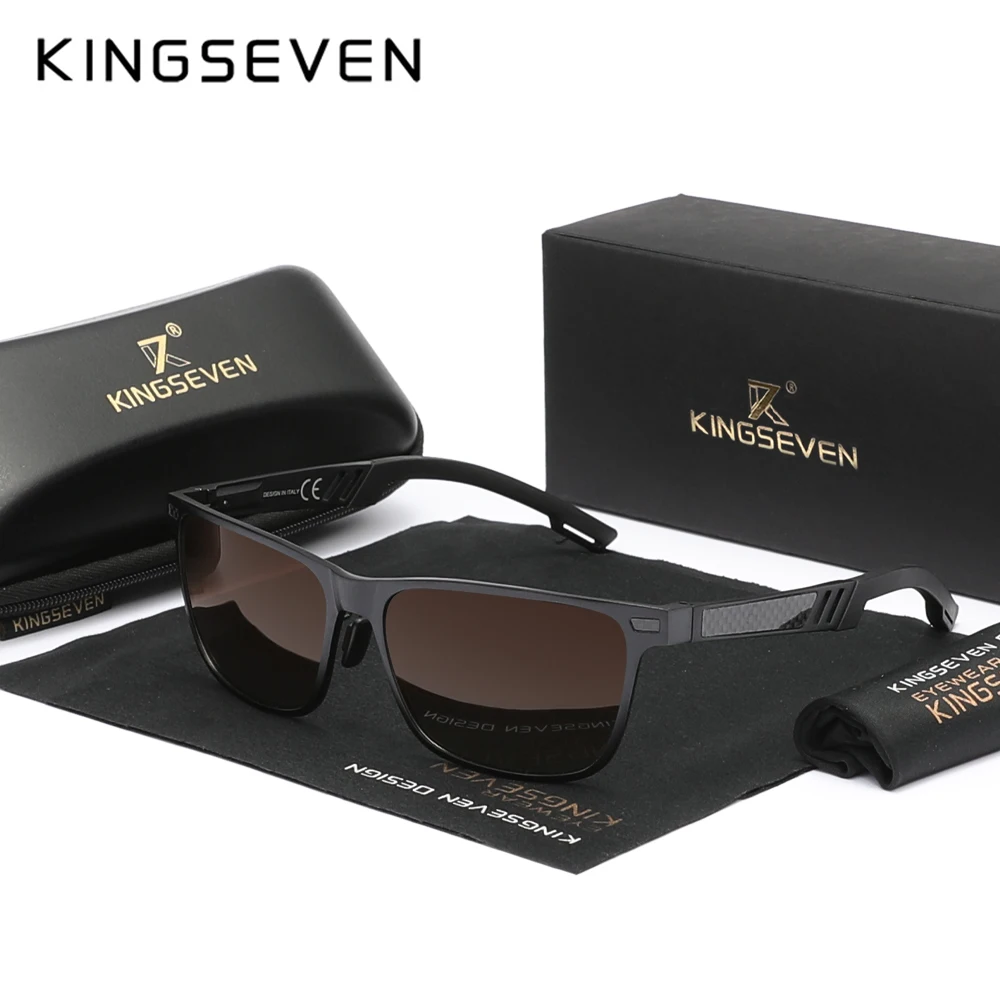 Солнцезащитные очки KINGSEVEN поляризационные UV400 для мужчин и женщин, классические аксессуары для вождения