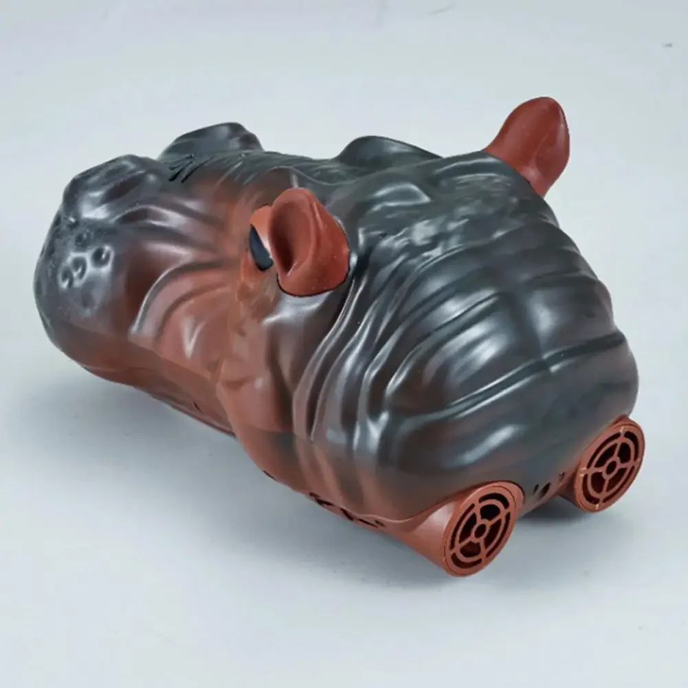 RC Ippopotamo Doppia elica Barca telecomandata Simulazione elettrica Spruzzo d'acqua Modello animale Piscina all'aperto Giocattolo Regalo per bambini