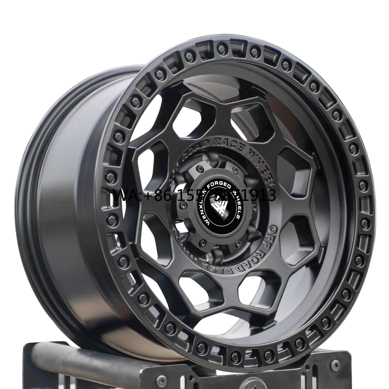 

For inventory Concave car rims wheels 17X8.5J ET0 SUV 4X4 offroad wheels Beadlock with 6 Holes 6x139.7 for Toyota land cruiser