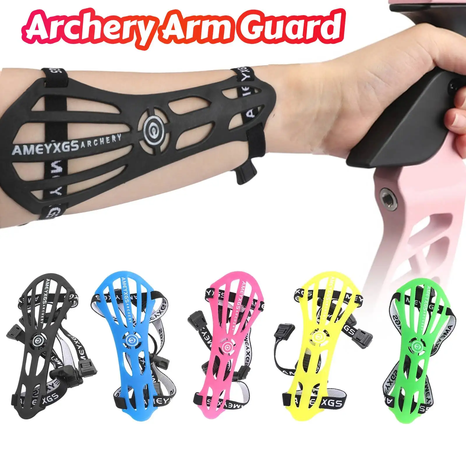 Archery Arm Guard, Archery Protective Gear, Lightweight Arrow Hand Guard,