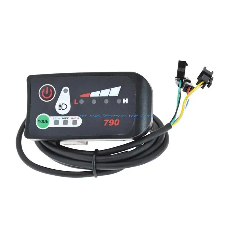 

RXJE Electric Bike LED Display Panel, 24V 36V 48V Electric Bicycles LED Display Control Panel for Electric Bike Modification