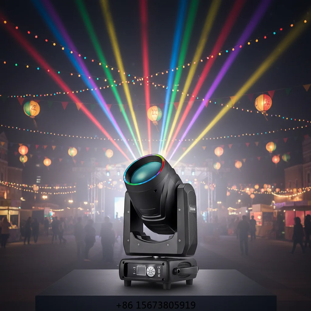 

Светодиодный прожектор QSE Lighting 320W RGB с управлением DMX512, предназначенный для сцены, концертов, диджеев и использования на открытом воздухе