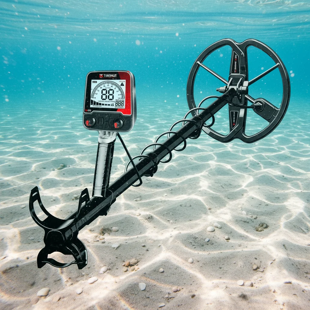 

TX-W85 Rechargeable Metal Detector IP68 Waterproof Professional Gold Scanner Underground Deep Search