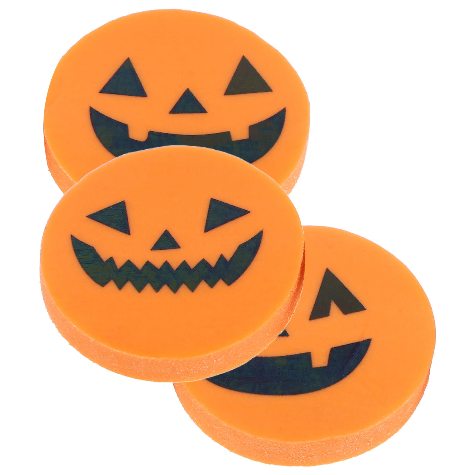 36pcs Pumpkin Shaped Eraser Halloween Creative Stationary Eraser for Kids Students cartoon eraser pencil eraser