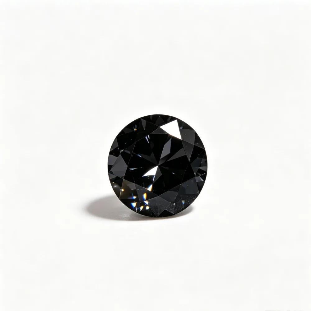0.1CT-3CT Black Moissanite Loose Stone VVS1 Glossy Faceted Gem For DIY Jewelry Making