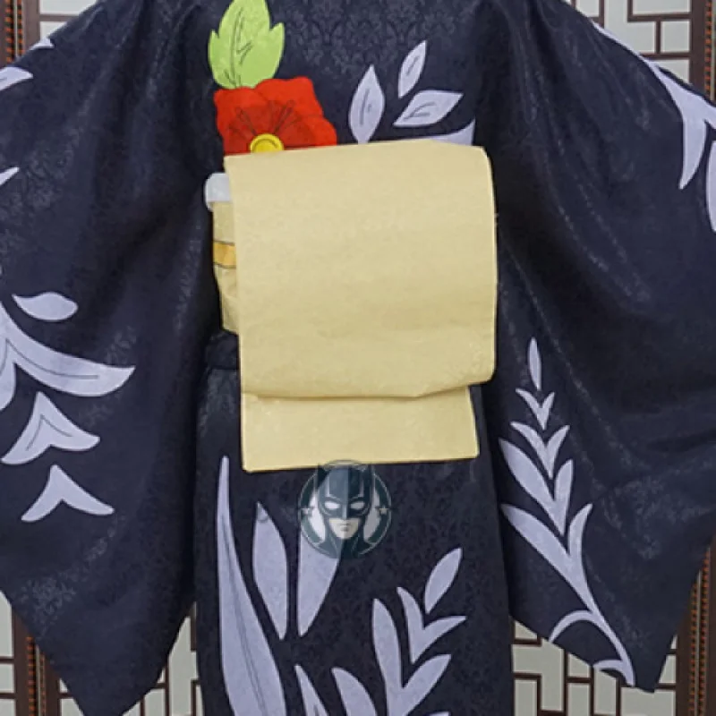 Tamayo-Disfraz de Anime Demon Slayer para adulto, hermoso Kimono Floral, ropa, uniforme de juego de rol para fiesta de Carnaval y Halloween