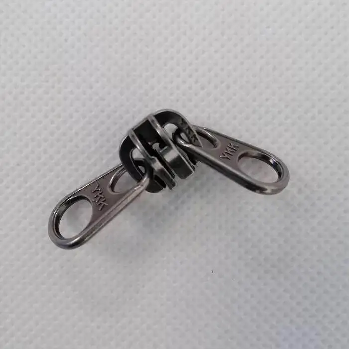 YKK3 Nr. 4 Nylon-Zähne Doppelseitiger Antik-Silber Reißverschluss Bettbezug Moskitonetz – Detail 3