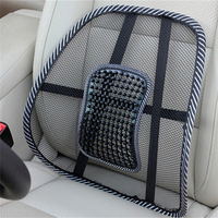 Hot Massage Vent Mesh Lumbar Lower Back Brace Support Car Seat Chair Cushion Pad