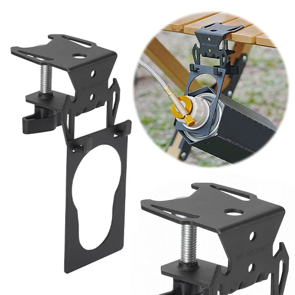 Metal Butane Gas Tank Hanger Fuel Gas Tank Hanger Gas Canister Hanging Hook Camping Accessories for Travel