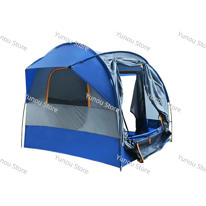 Folding Rainproof Trunk Car Tail Tent, Outdoor Camping, Double-top Tent, Suv