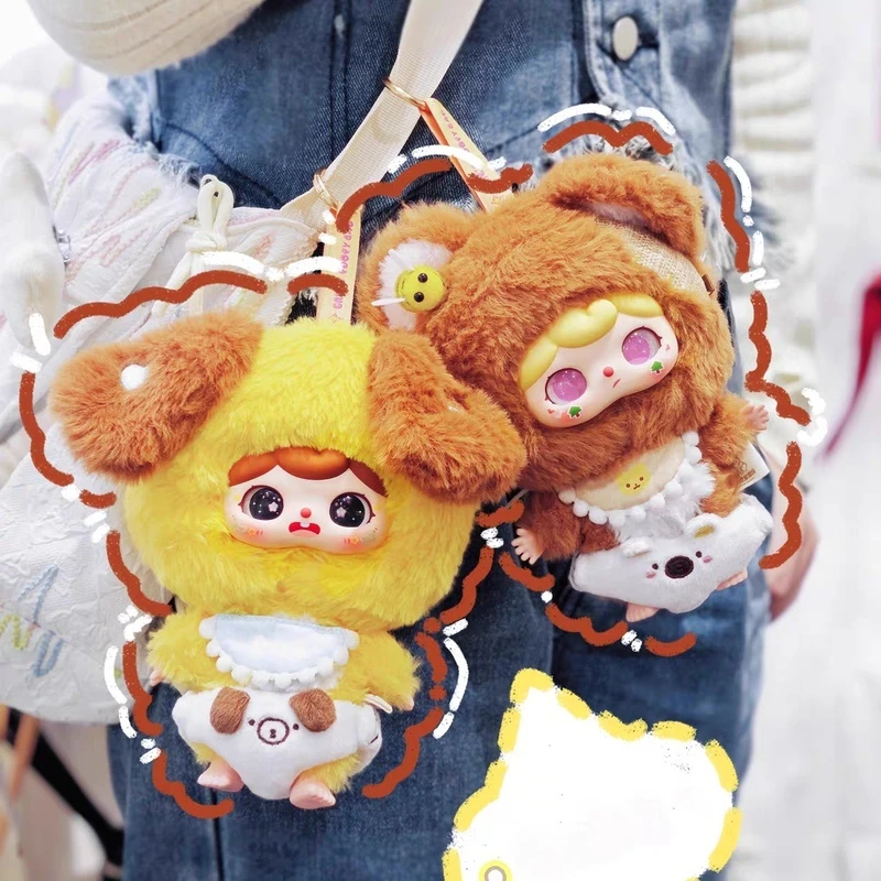 

Genuine Keli 2nd Gen Plush Blind Box Cute Animal Baby Kindergarten Ornaments Hand-Made Emotion Play Toy for Girls Surprise Gift