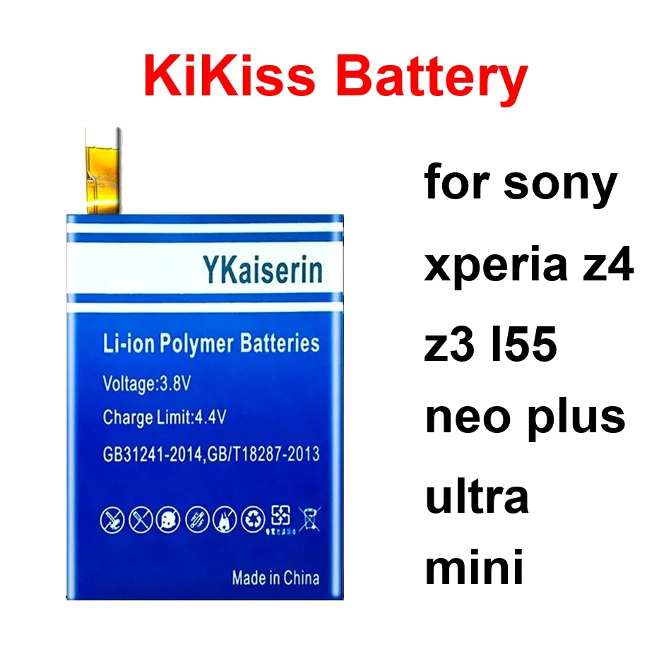 

Mobile Phone Battery For Sony Xperia Z4 Z3 L55 Neo Plus Ultra Mini LIS1558ERPC LIS1561ERPC LIS1579ERPC/AGPB015-A001 4500-5500Mah
