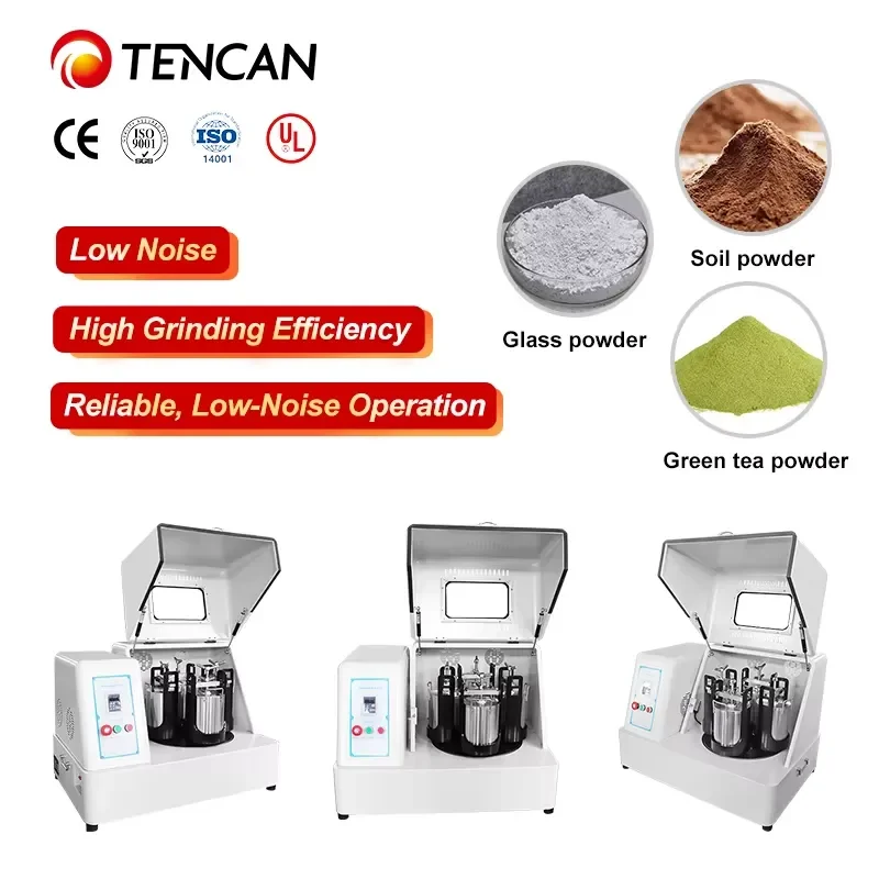 i Tencan Electric Planetary Ball Milling Machine with Planetary Gear High Efficiency Grinding Motor & Bearing for Food