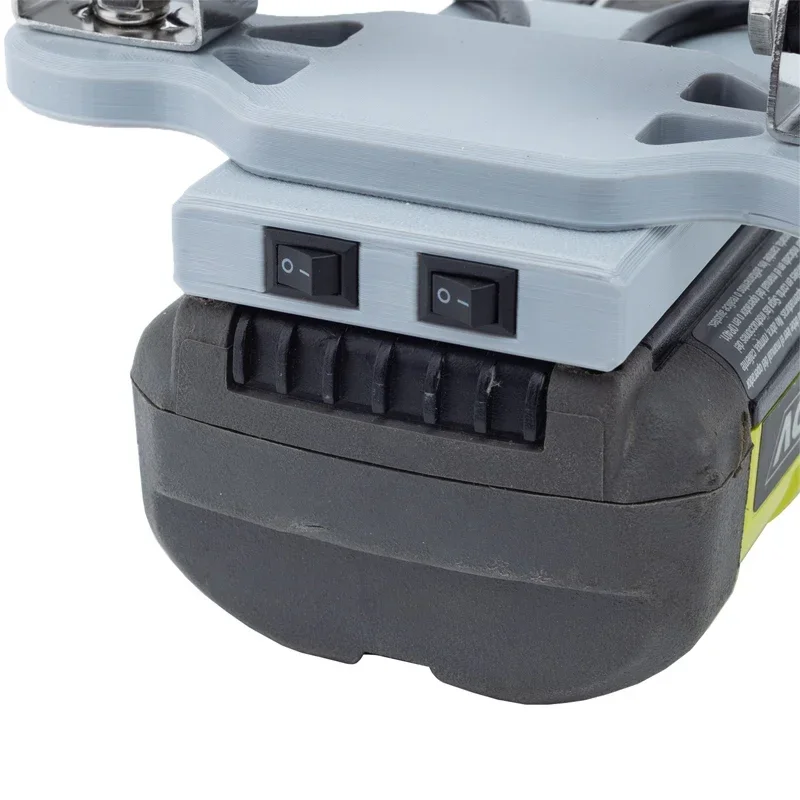 Portable LED Dual Head Work Light for Ryobi 40V Li-Ion Battery Portable LED Cordless Dual Head Tool Light Camping Home Light