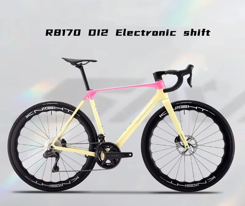 AeroX R8 High End All Carbon Fiber Bicycle R8170 Electric Transformer Ultra Light Racing Climbing Road Bike Wave Wheel