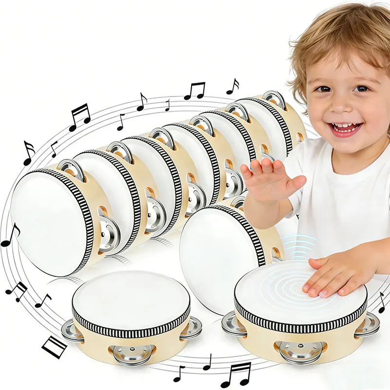 Thumbnail 3 - #17 Trending Wooden Tambourines Right Now