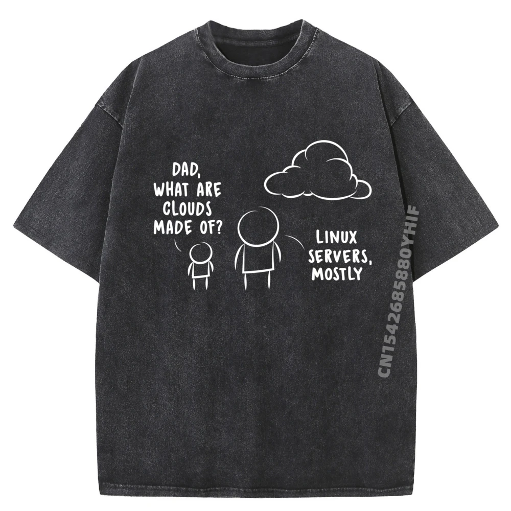 

Computer Science Designer Graphic T Shirt Loose Breathable Short Sleeve Tee Washed Vintage T Shirt For Men