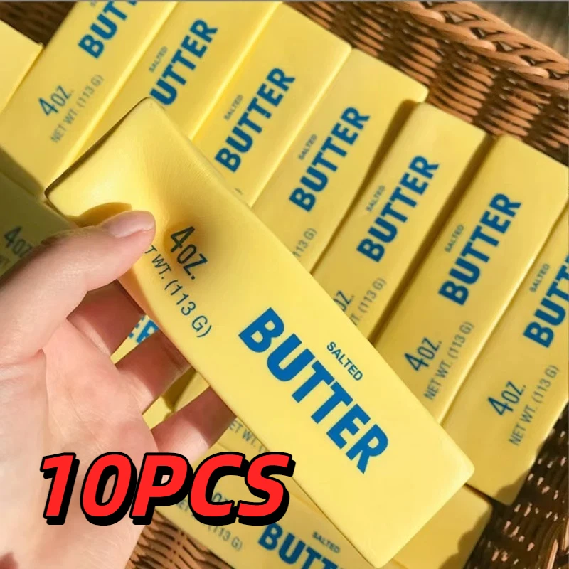 10PCS Butter Stick Soft Toy with Slow Rebound for Decompression Squeezing Toy for Pressure Release Hand Relaxation Gift Toy