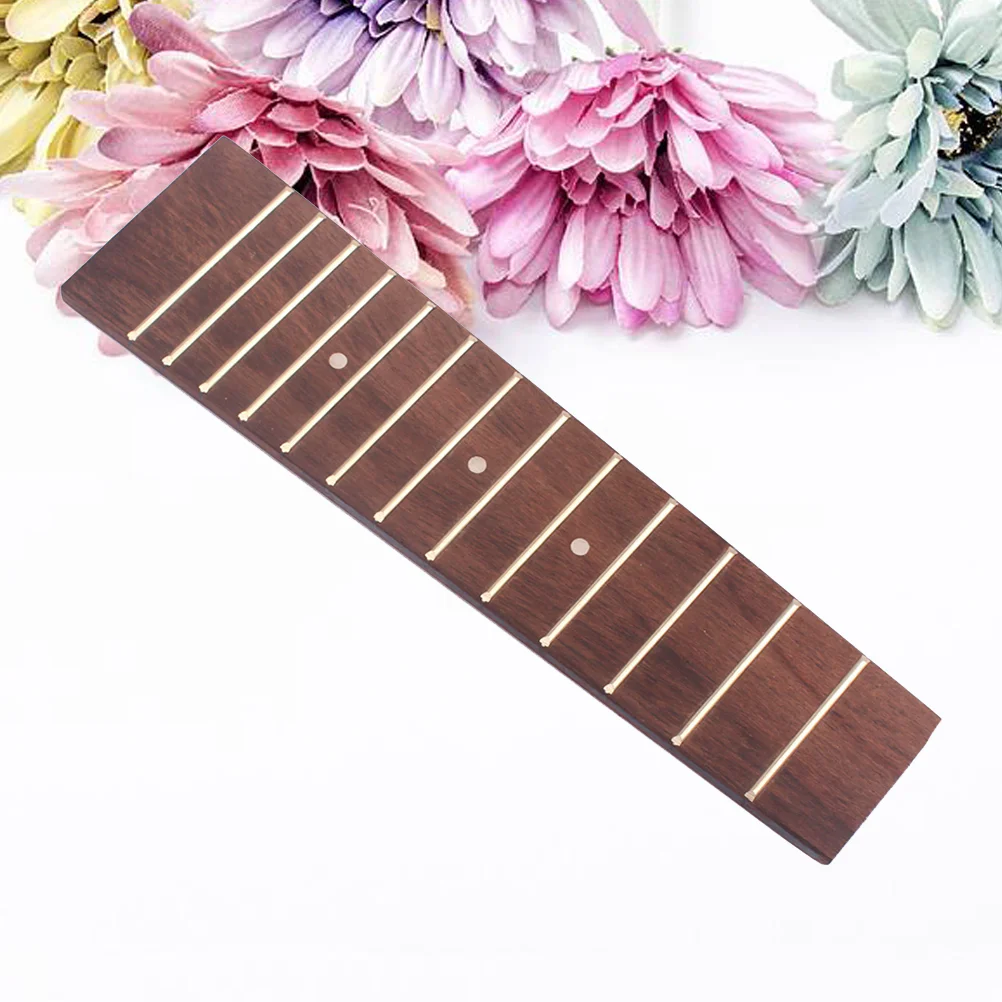 

Concert Ukulele Fretboard Rosewood Fingerboard Accessories Electric Guitar Brown