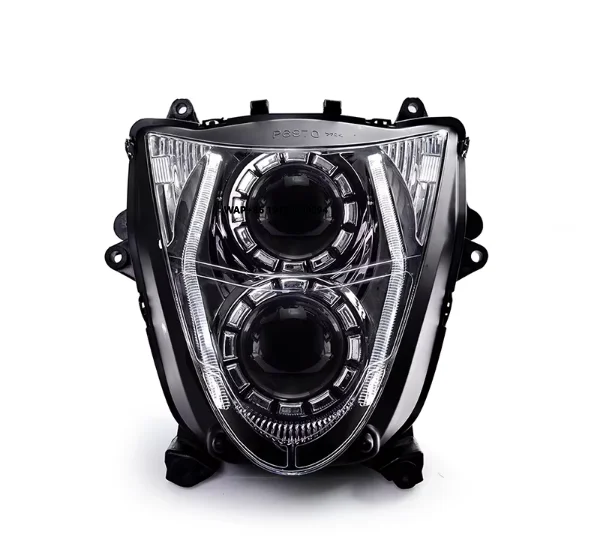 New Waterproof Full LED Headlight Assembly for GSX1300R 2008-2020 6000K ABS Plastic Retrofit/Upgrade